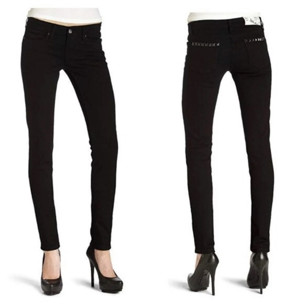 Blank NYC Studded Pocket Black Jeans Sz 27